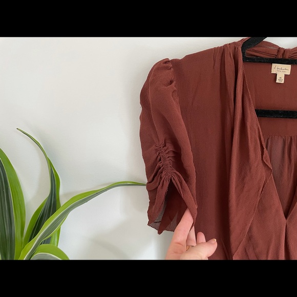 Silk babaton blouse - Picture 3 of 5